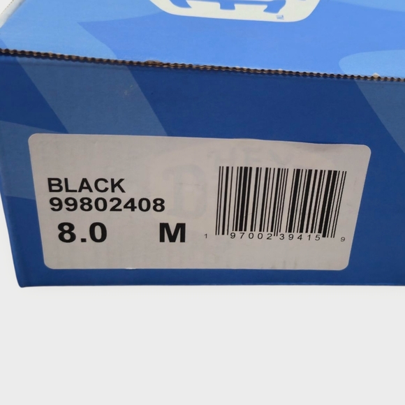 Hey Dude Wally Stretch Toddler Shoes Sz 8 Black White Lace Up Round Toe Sneakers - Picture 7 of 8